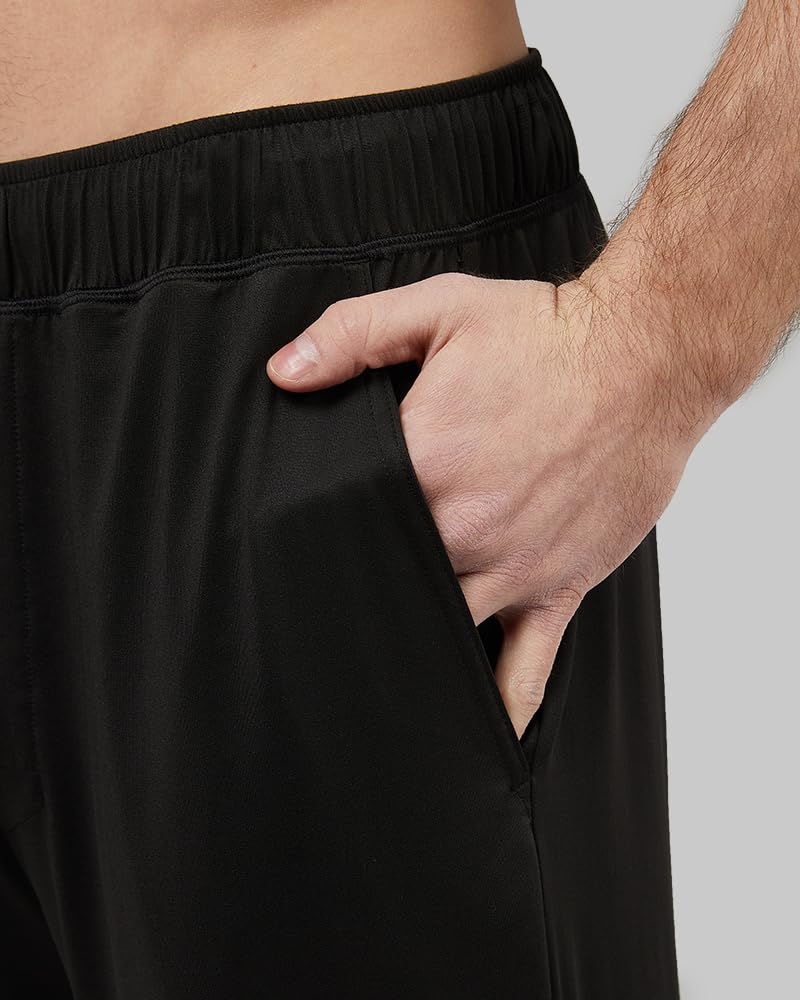 32 Degrees Men's Cool Classic Sleep Pant | Anti-Odor | 4-Way Stretch | Moisture Wicking, Black, Small - Image 2